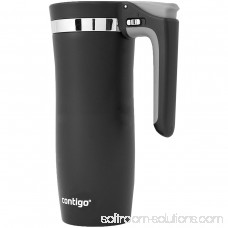 Contigo Handled AUTOSEAL Vacuum-Insulated Stainless Steel Travel Mug with Easy-Clean Lid, 16 oz., Spiced Wine 567425257